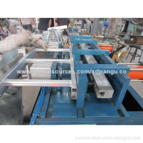 Aluminum profiles for window and door, spraying green profile, 6063-T5